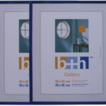MDFN 40×50 Blau Metalic 2er Neu